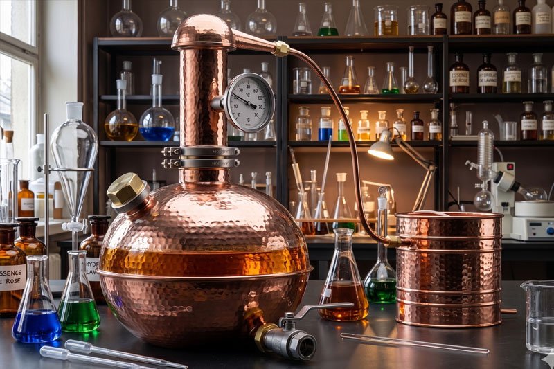 Destilação na Prática: Do Equipamento à Produção de Bebidas